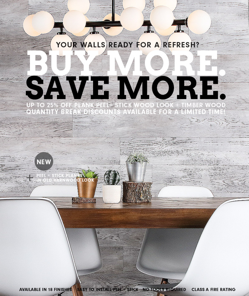 Inhabit Planks - Wood Look Wall Planks